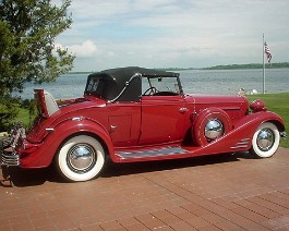 1933 Cadillac V-16 Convertible Coupe body by Fisher at the Shappy residence.